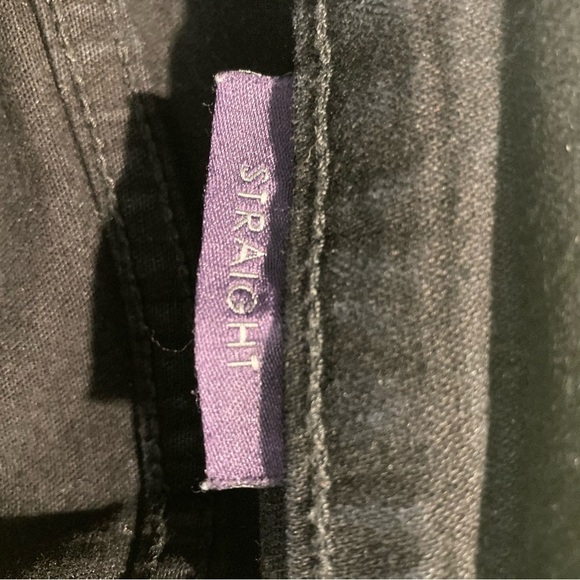 NYDJ Sz 18 Straight Lift Tuck Technology High Rise  Black Jeans - Picture 14 of 14